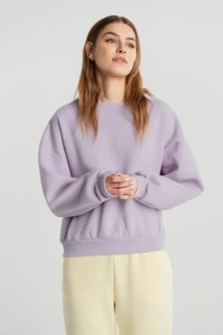 Gina Tricot Basic Sweater Orchid Petal