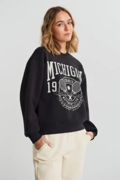 Gina Tricot Riley Sweater Offblack/tennis