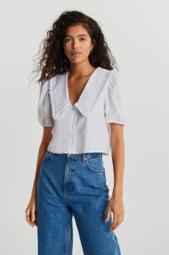 Gina Tricot Cecilia Blouse Offwhite