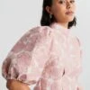 Gina Tricot Molly Blouse Pink/white