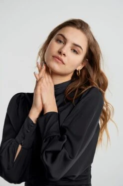 Gina Tricot Olivia Blouse Black 3 Gina Tricot Olivia Blouse Black -Dress N Tops Sales Store 12459900002