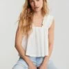 Gina Tricot Nina Top Offwhite