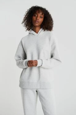 Gina Tricot Pella Hoodie Lt Greymelange