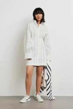 Gina Tricot Loana Shirt Dress Offwhite