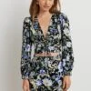 Gina Tricot Tara Blouse Big Fall Flower