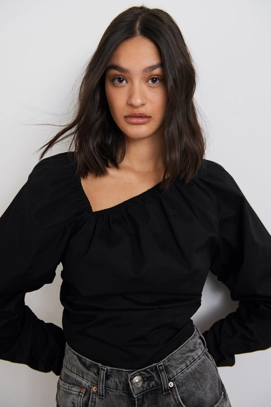 Gina Tricot Aina Blouse Black 1 Gina Tricot Aina Blouse Black