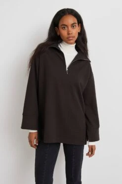 Gina Tricot Heaven Sweater Black Coffee