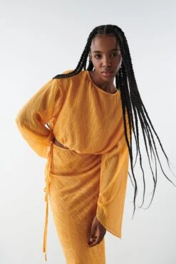 Gina Tricot Alejandra Blouse Harvest Pumpkin