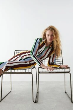 Gina Tricot Mira Dress Multi Stripe