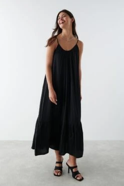 Gina Tricot Vera Maxi Dress Black