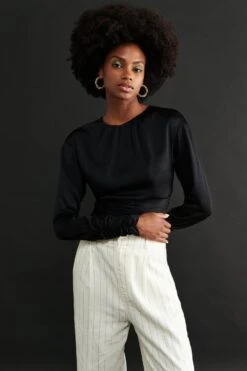 Gina Tricot Jonna Blouse Black