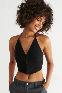 Gina Tricot Bisse Vest Black