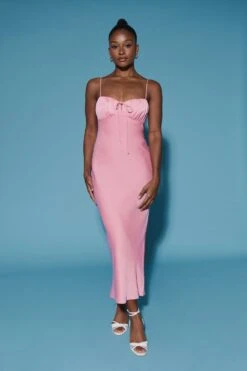 Gina Tricot Strap Dress Begonia Pink