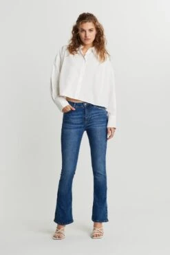 Gina Tricot Natasha Bootcut Jeans Midnight Blue
