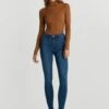 Gina Tricot Molly Tall High W Jeans Dk Blue I