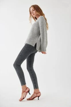 Gina Tricot Roya Highwaist Jeans Snow Black