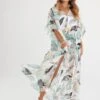 Gina Tricot Silvana Kaftan Tropic Leaf