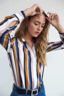 Gina Tricot Vilma Shirt Multistripe
