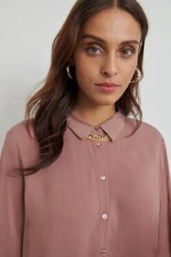 Gina Tricot Vilma Shirt Burlwood -Dress N Tops Sales Store 85668390902