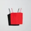 Gina Tricot 2-pack Scarlet Singlet Black/red