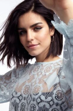 Gina Tricot Zonya Blouse Light Blue