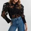 Gina Tricot Ulrica Blouse Black