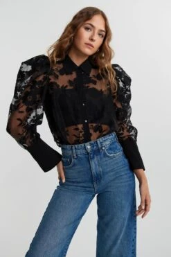 Gina Tricot Ulrica Blouse Black