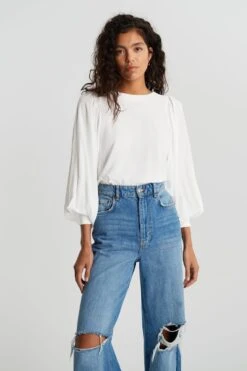 Gina Tricot Vera Blouse Offwhite